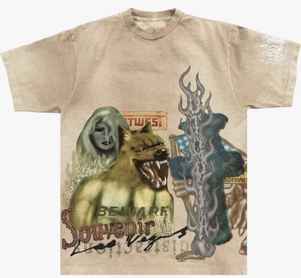 Travis Scott Bazaar Souvenir Tee Brown